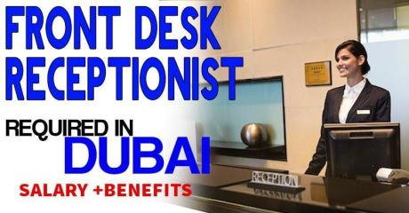 Front Desk Receptionist Required in Dubai