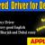 Driver Required for Delivery