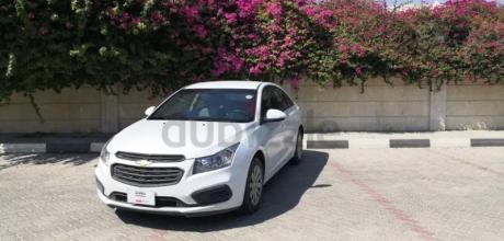 AED 472/ MONTH | CHEVROLET CRUZE | 2017 | WHITE | FREE INSURANCE| FREE WARRANTY| FREE SERVICING |