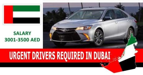 URGENT DRIVERS REQUIRED IN DUBAI