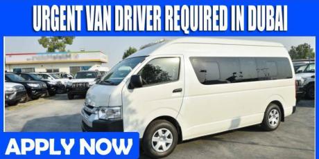 URGENT VAN DRIVER REQUIRED IN DUBAI