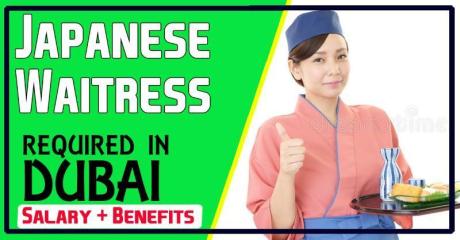 Japanese Waitress Required in Dubai