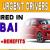 Urgent Drivers Required in Dubai