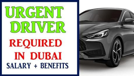Urgent Driver Required in Dubai -