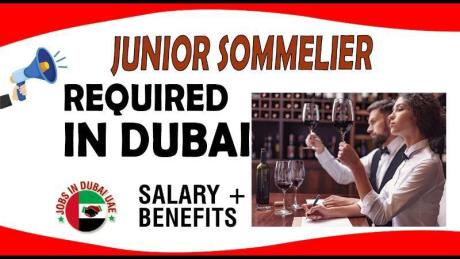 Junior Sommelier Required in Dubai
