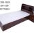 brand new single wood bed