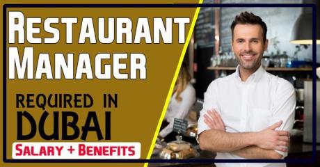 Restaurant Manager Required in Dubai