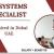 IT Systems Specialist Required in Dubai