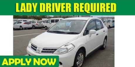 LADY DRIVER REQUIRED