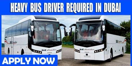HEAVY BUS DRIVER REQUIRED IN DUBAI