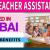 TEACHER ASSISTANT Required in Dubai