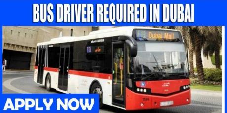 BUS DRIVER REQUIRED IN DUBAI