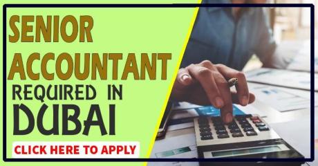 Senior Accountant Required in Dubai