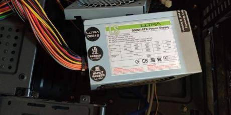 500W Power Supply Pulled from Gaming PC -
