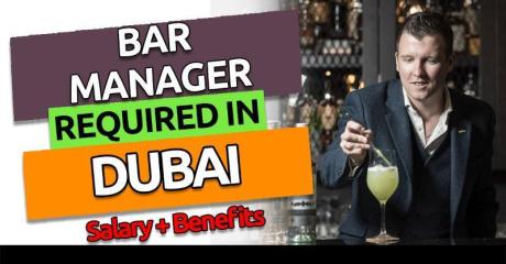 Bar Manager Required in Dubai