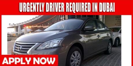 URGENTLY DRIVER REQUIRED IN DUBAI