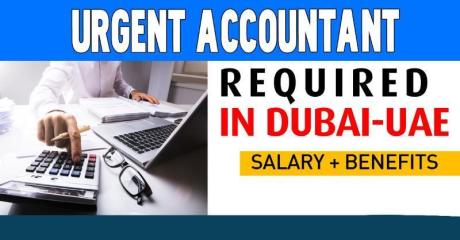 Urgent Accountant Required in Dubai