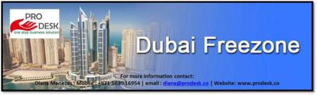 Easy Way to Build Your Business in Dubai Freezones. Call PRO Desk @ 971563916954!