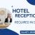 Hotel Receptionist Required in Dubai