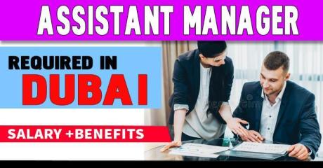 Assistant Manager Required in Dubai