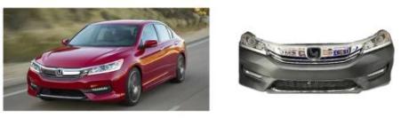 Honda Accord 2016-2017 complete Body Kit – front bumper
