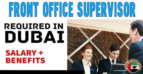 Front Office Supervisor Required in Dubai -