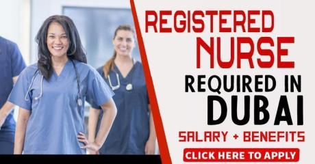 REGISTERED NURSE REQUIRED IN DUBAI