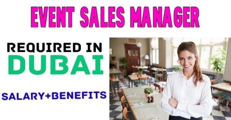 Event Sales Manager Required in Dubai