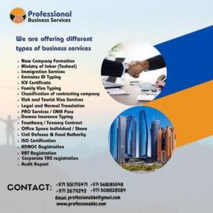 THE BEST BUSINESS SERVICES IN UAE. CONTACT US TODAY!
