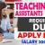 TEACHING ASSISTANTS REQUIRED IN DUBAI