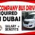 COMPANY BUS DRIVER REQUIRED IN DUBAI