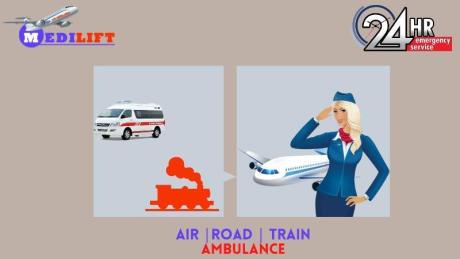 Transport The Patient Via Medilift Air Ambulance from Mumbai with ICU Support