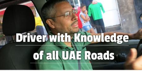 Driver with Knowledge of all UAE Roads