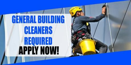 GENERAL BUILDING CLEANERS REQUIRED IN DUBAI