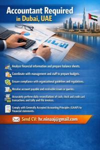 Accountant Required in Dubai