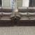 SOFA LEATHER DARK BROWN