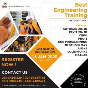 Engineering Courses offered by 3D Educators