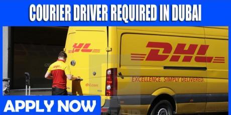 COURIER DRIVER REQUIRED IN DUBAI
