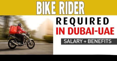 Bike Rider Required in Dubai