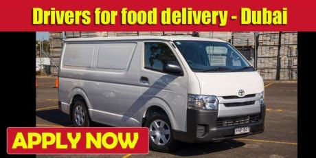 Drivers for food delivery