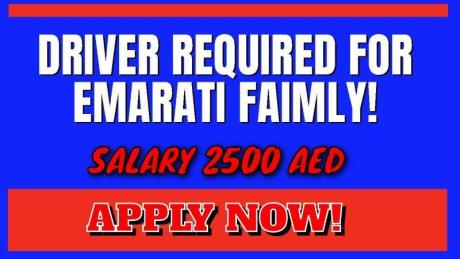 DRIVER FOR EMIRATI FAMILY IN DUBAI
