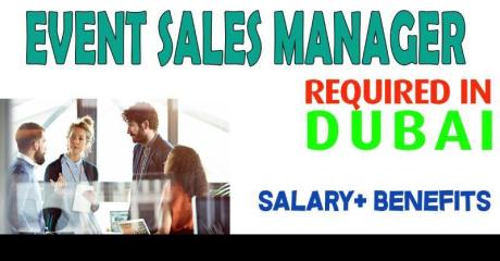 Event Sales Manager Required in Dubai