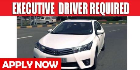 EXECUTIVE DRIVER REQUIRED