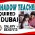 Shadow Teacher Required in Dubai