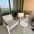 Outdoor sofa set with tables