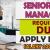 Senior Human Resources Manager Required in Dubai