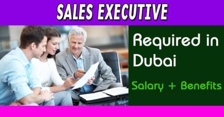 Sales Executive Required in Dubai