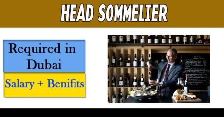 Head Sommelier Required in Dubai