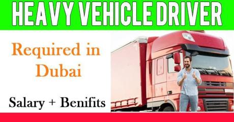 HEAVY VEHICLE DRIVER REQUIRED IN DUBAI