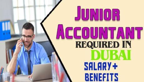 Junior Accountant Required in Dubai